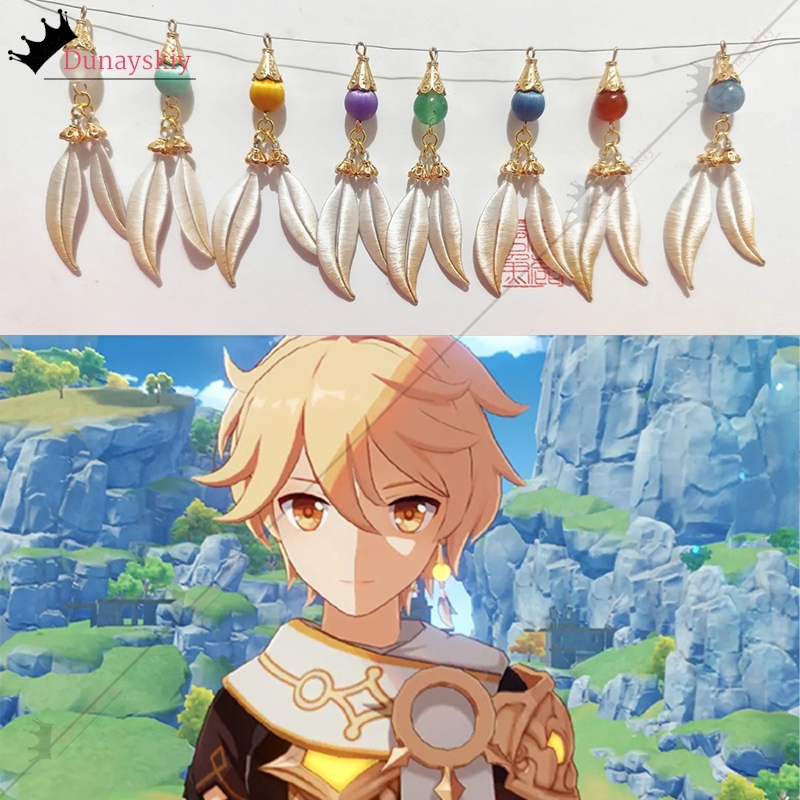 Women Accessories Dropshipping - YiNuo*/YGenshin Impact The Traveler Aether Cosplay