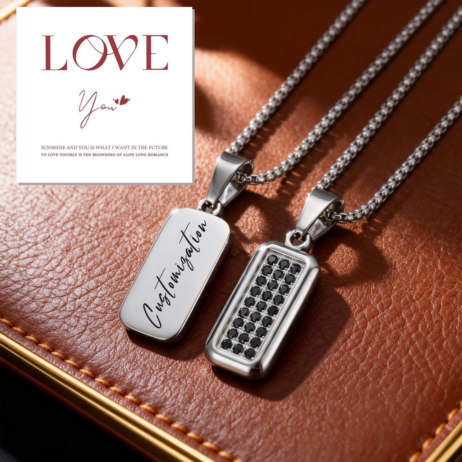 Personalization Dog Tag Neckla - Layered Necklace Set review and price