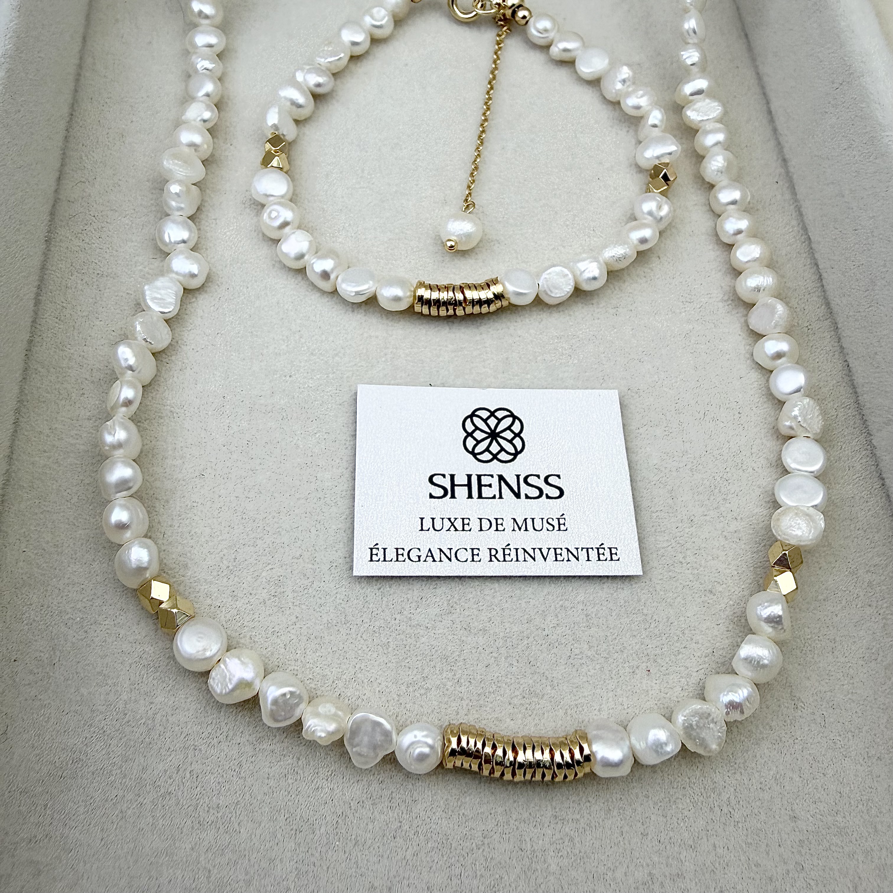 Natural Baroque Pearl Jewelry  - Layered Necklace Set review and price