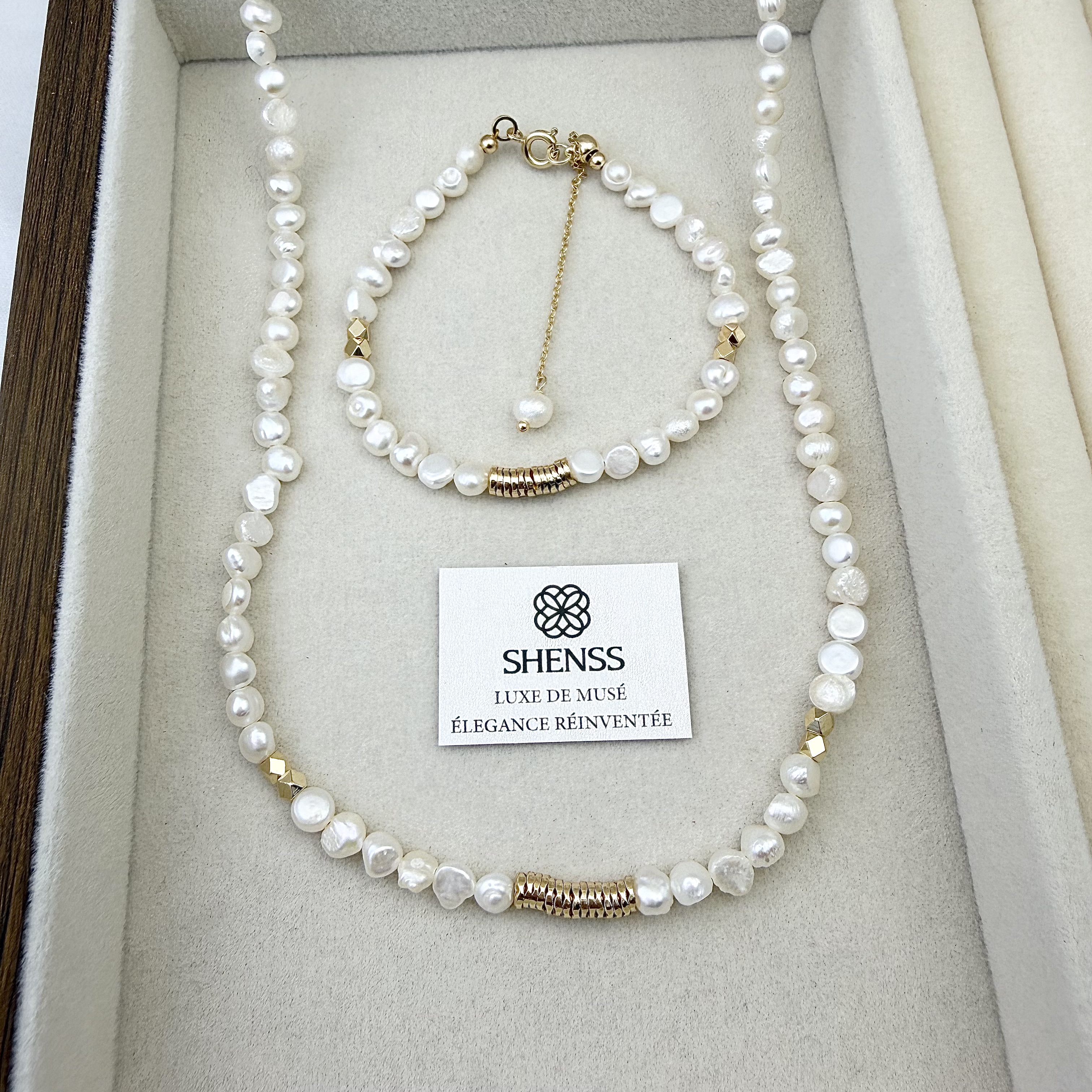 Natural Baroque Pearl Jewelry  - Layered Necklace Set review and price