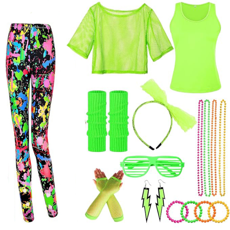 10Pcs/set Women 80s Fancy Work - Women'S Accessories In The 80S review and price