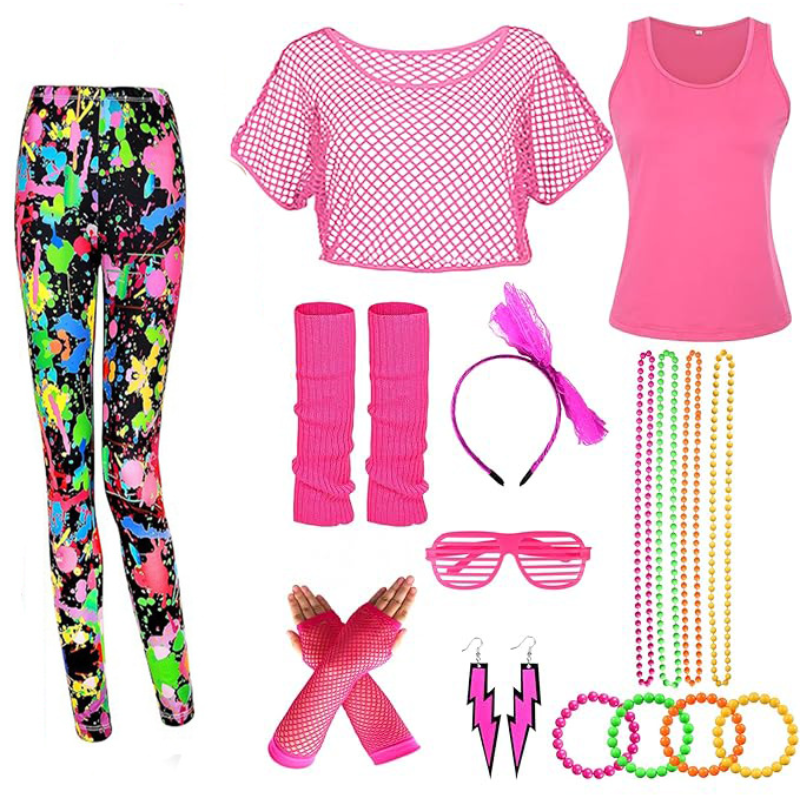 10Pcs/set Women 80s Fancy Work - Women'S Accessories In The 80S review and price