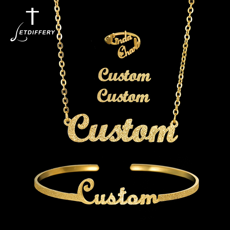 Letdiffery Custom Name Jewelry - Women Accessories Gift Set review and price