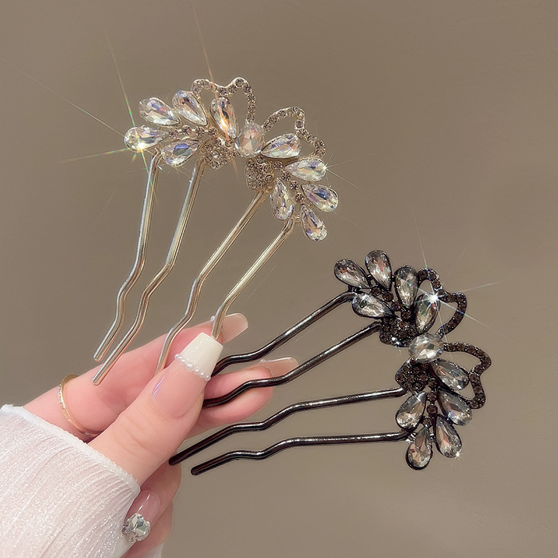 Fashion Rhinestones U-Shaped H - Women Accessories On Sale review and price