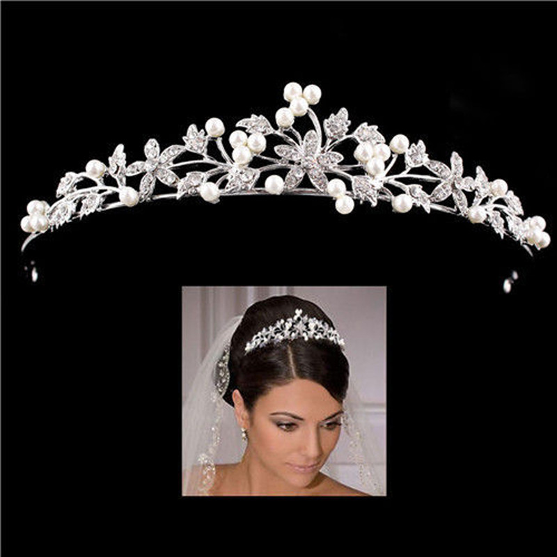 Crystal Wedding Bridal Tiara H - Women Accessories On Sale review and price