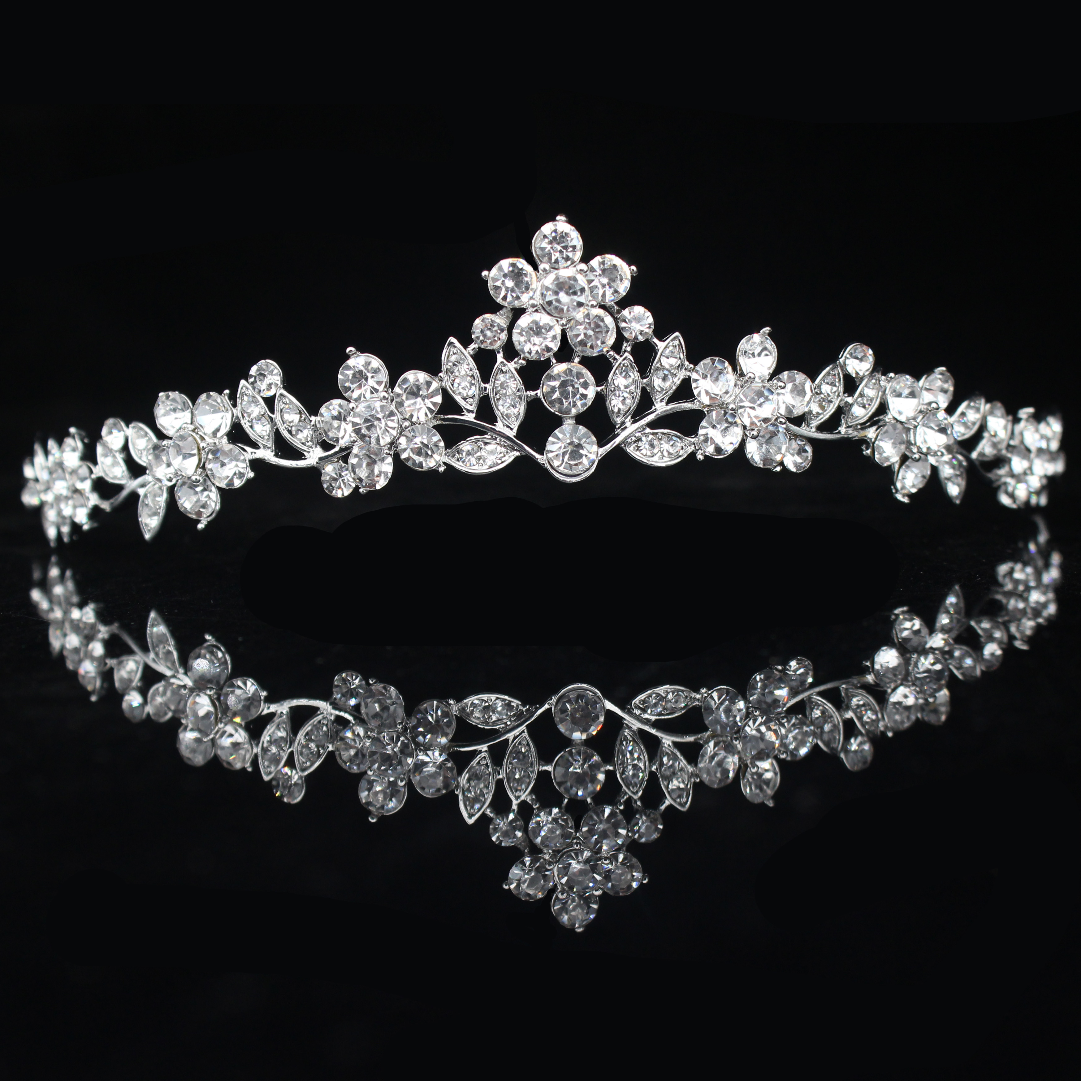 Crystal Wedding Bridal Tiara H - Women Accessories On Sale review and price
