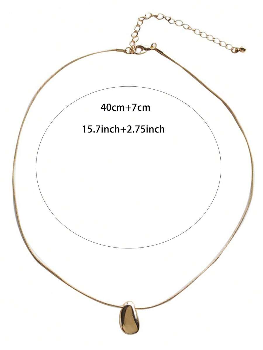 Water Drop Shaped Pendant Neck - Women Accessories Dropshipping review and price