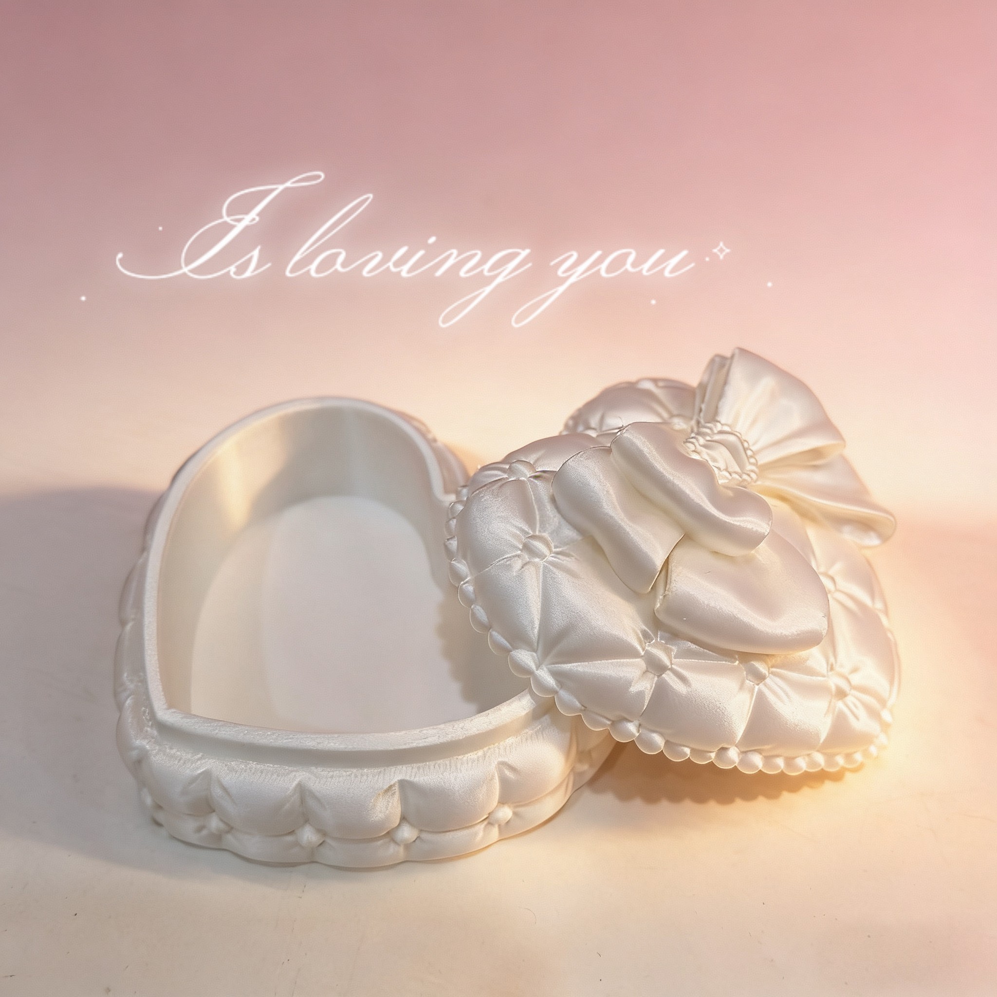 Silk Heart-Shaped Jewelry Box  - Women Accessories Gift Box review and price