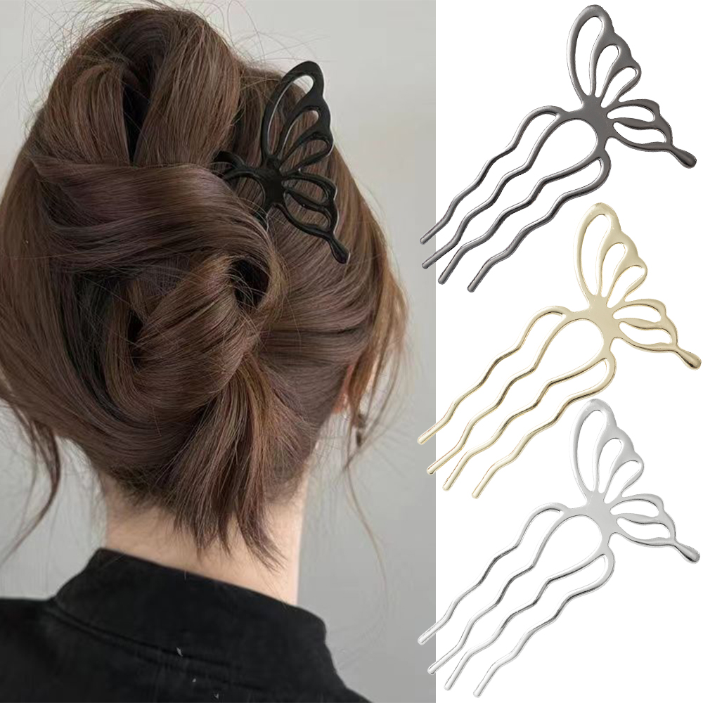 Korean Butterfly U Shape Hair  - Women Accessories On Sale review and price