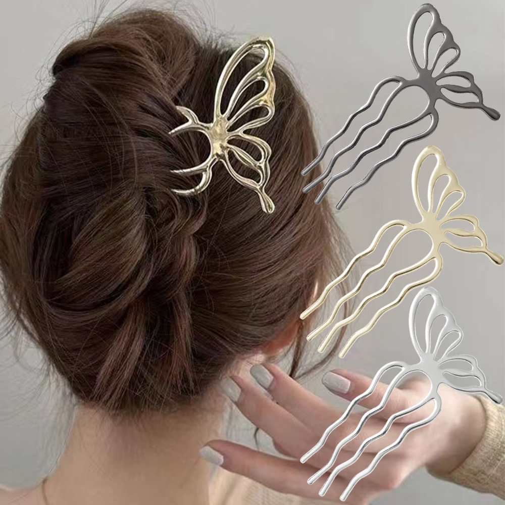 Korean Butterfly U Shape Hair  - Women Accessories On Sale review and price