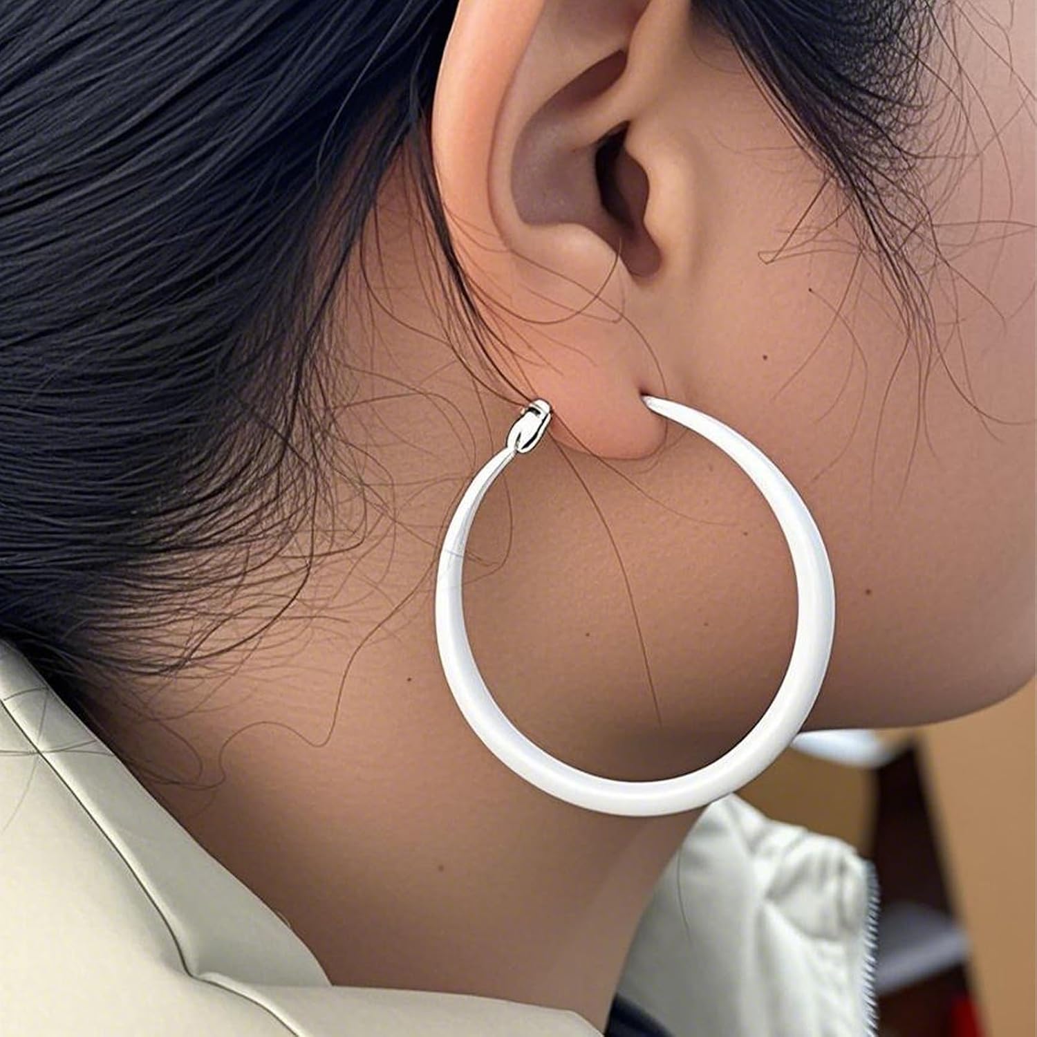 Neon Hoop Earrings for Women E - Women'S Accessories In The 80S review and price