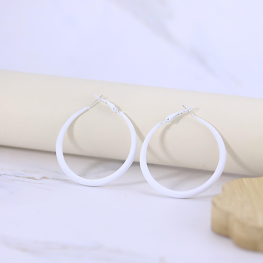 Neon Hoop Earrings for Women E - Women'S Accessories In The 80S review and price