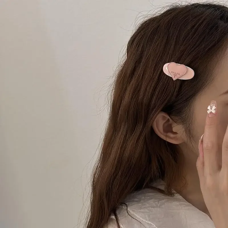 Blush Heart Alloy Oval Clip Pi - Women Accessories On Sale review and price