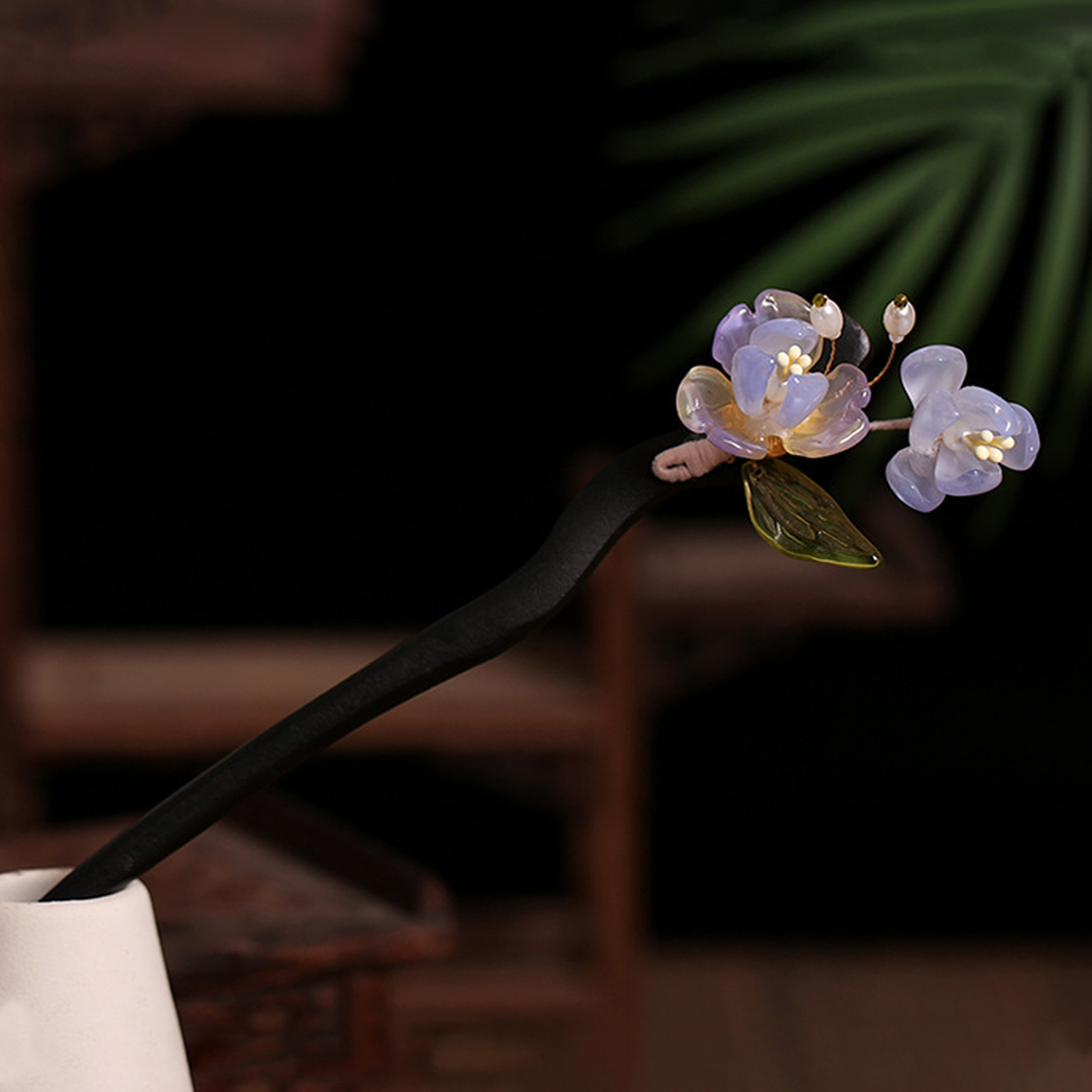 Chinese Style Flower Tassel Ha - Women Accessories On Sale review and price