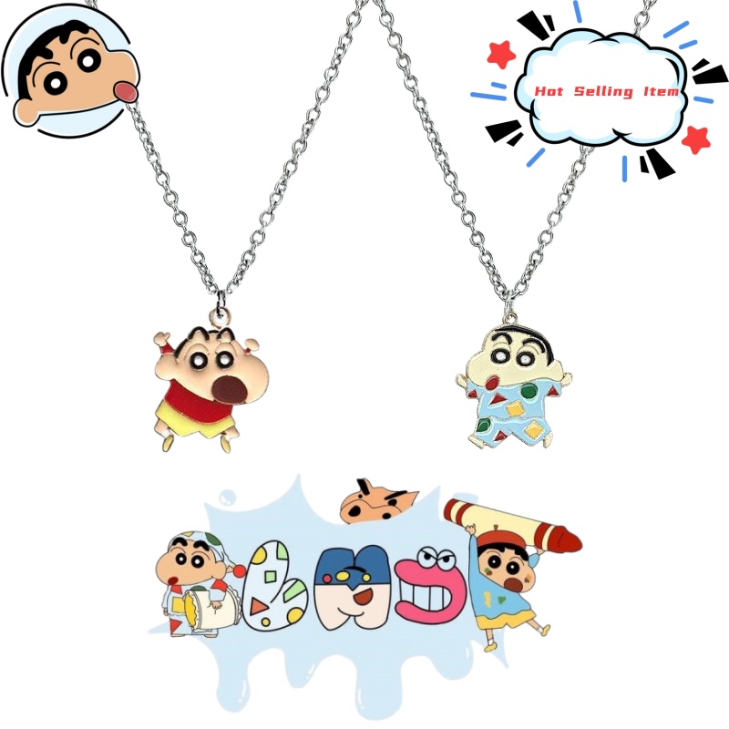 Crayon Shin-chan cartoon neckl - Women Accessories Gift Set review and price