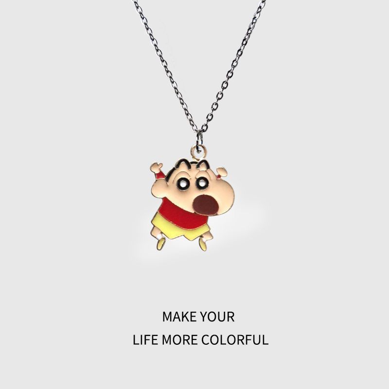 Crayon Shin-chan cartoon neckl - Women Accessories Gift Set review and price