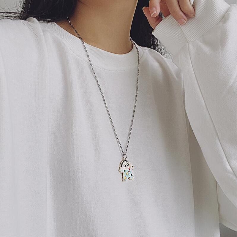 Crayon Shin-chan cartoon neckl - Women Accessories Gift Set review and price