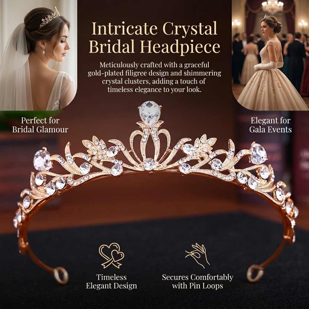 Crystal Wedding Tiaras And Cro - Women'S Accessories And Jewelry review and price
