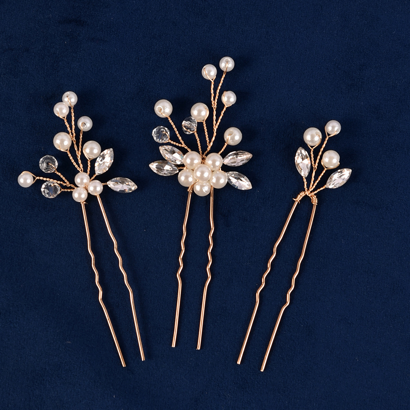3pcs Bride Hairpin Trendy Hair - Women Accessories On Sale review and price
