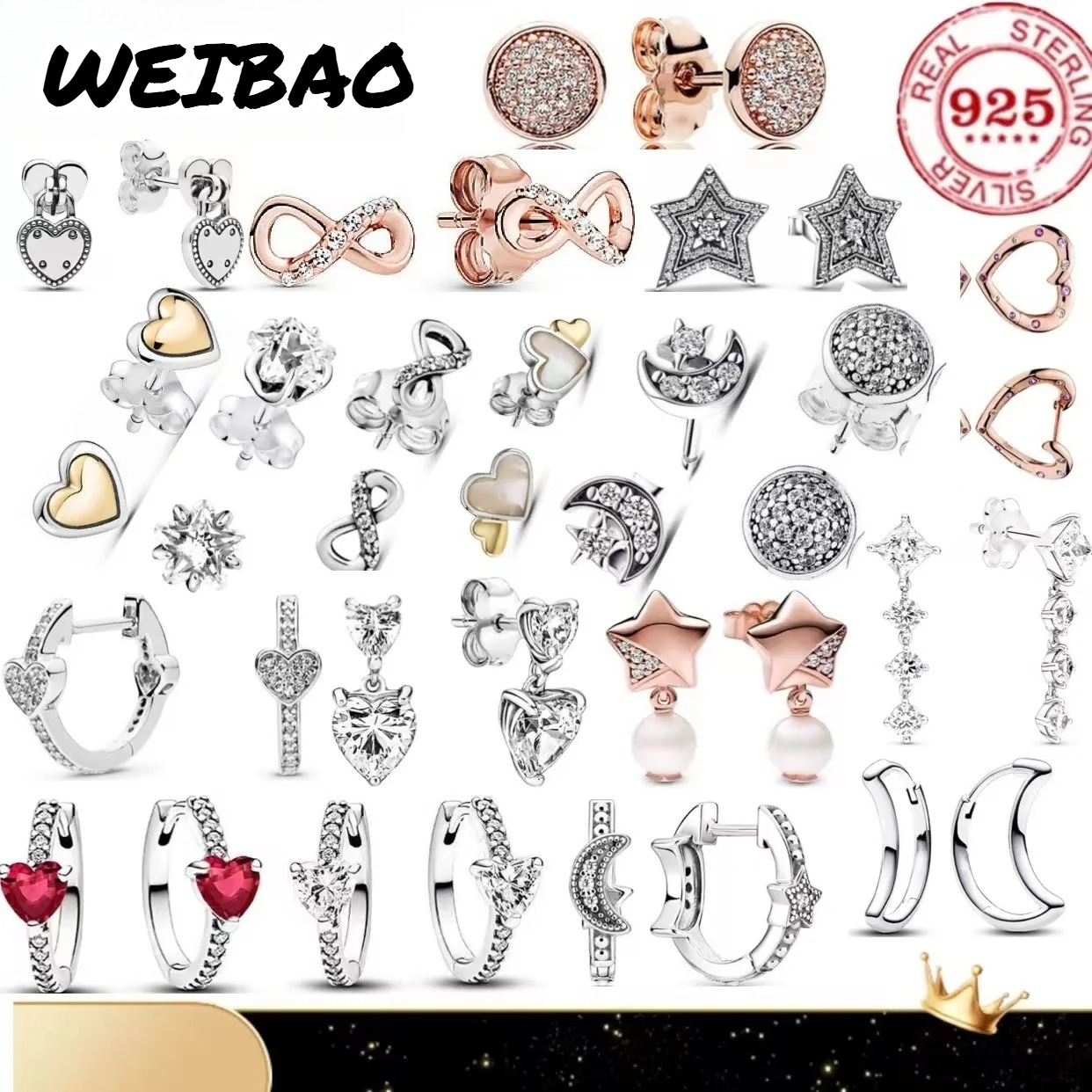 Classic 100%925 pure silver st - Women'S Accessories And Jewelry review and price
