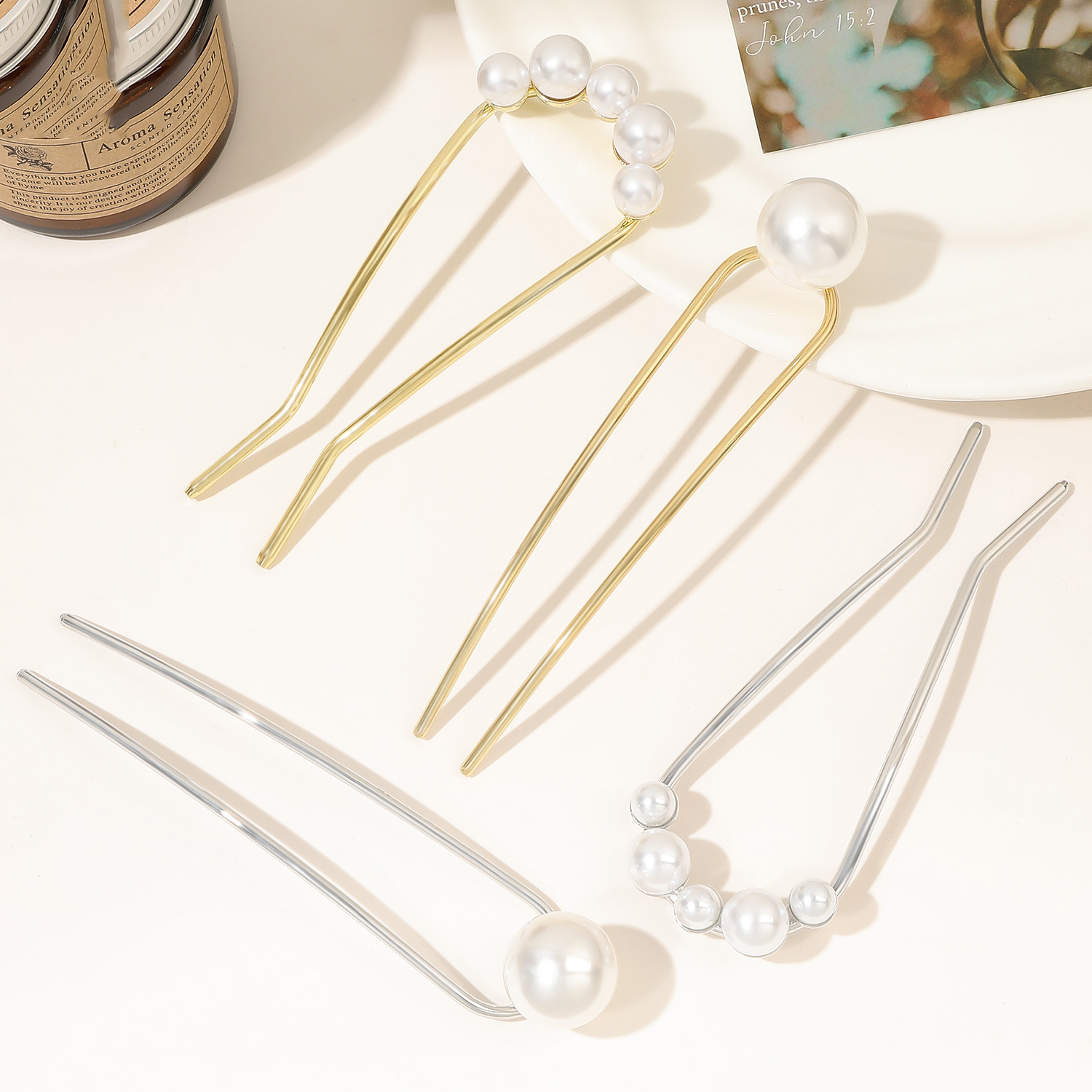 New Metal Vintage U Shape Hair - Women Accessories On Sale review and price