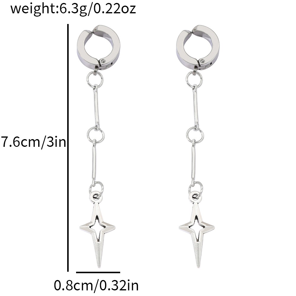 Gothic Jewelry Cross Star Drop - Women Accessories Dropshipping review and price