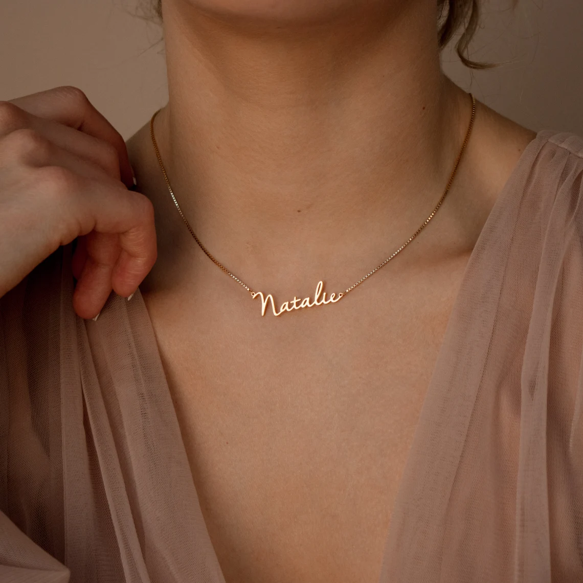 Personalised Gold Name Necklac - Women Accessories Gift Box review and price