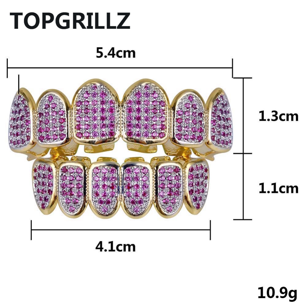 New Fit Hip Hop Gold Teeth Gri - Women Accessories Gift Set review and price