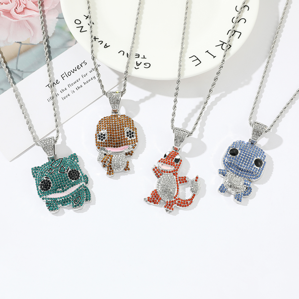 Diamond Studded Squirtle Neckl - Women'S Accessories And Jewelry review and price