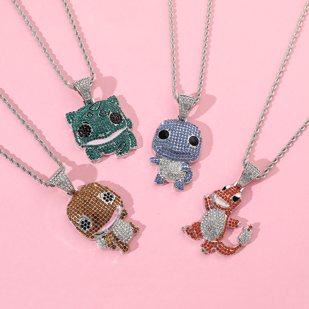 Diamond Studded Squirtle Neckl - Women'S Accessories And Jewelry review and price