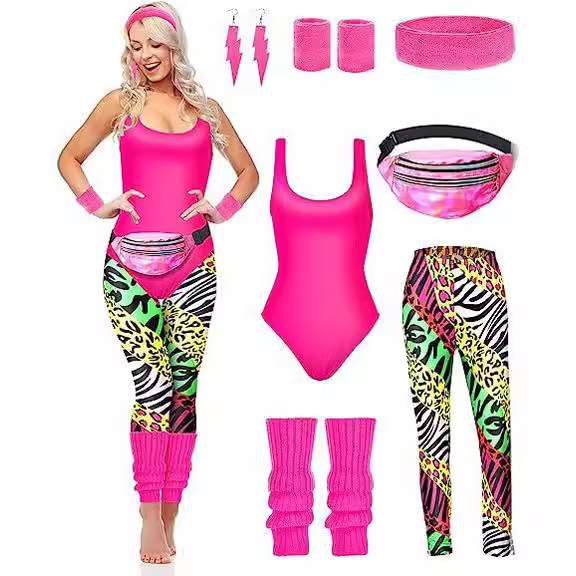 1980s Party Costume Women Spor - Women'S Accessories In The 80S review and price