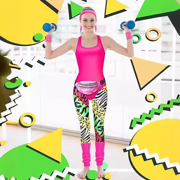 1980s Party Costume Women Spor - Women'S Accessories In The 80S review and price