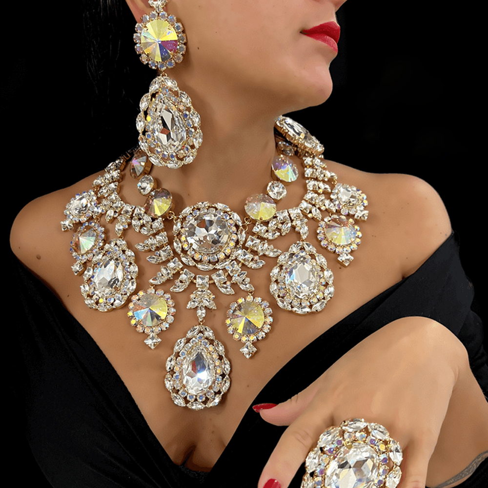 Stonefans Water Drop Exaggerat - Women Accessories Dropshipping review and price