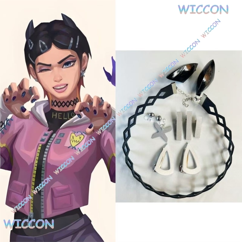 Valorant Clove  Clip Collar Bu - Women Accessories On Sale review and price