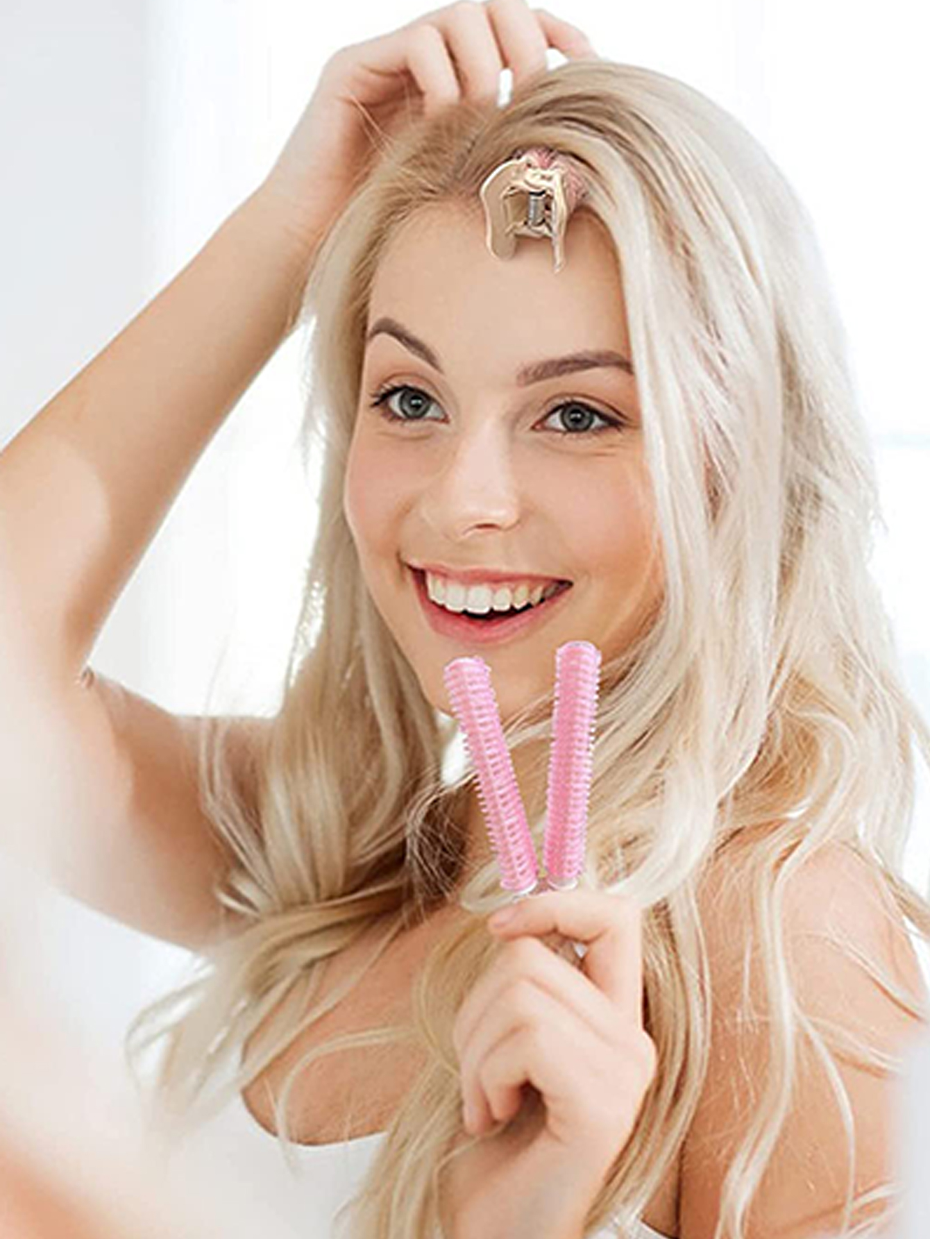 2 Pcs Hair Rollers Volumizing  - Women Accessories Combo review and price