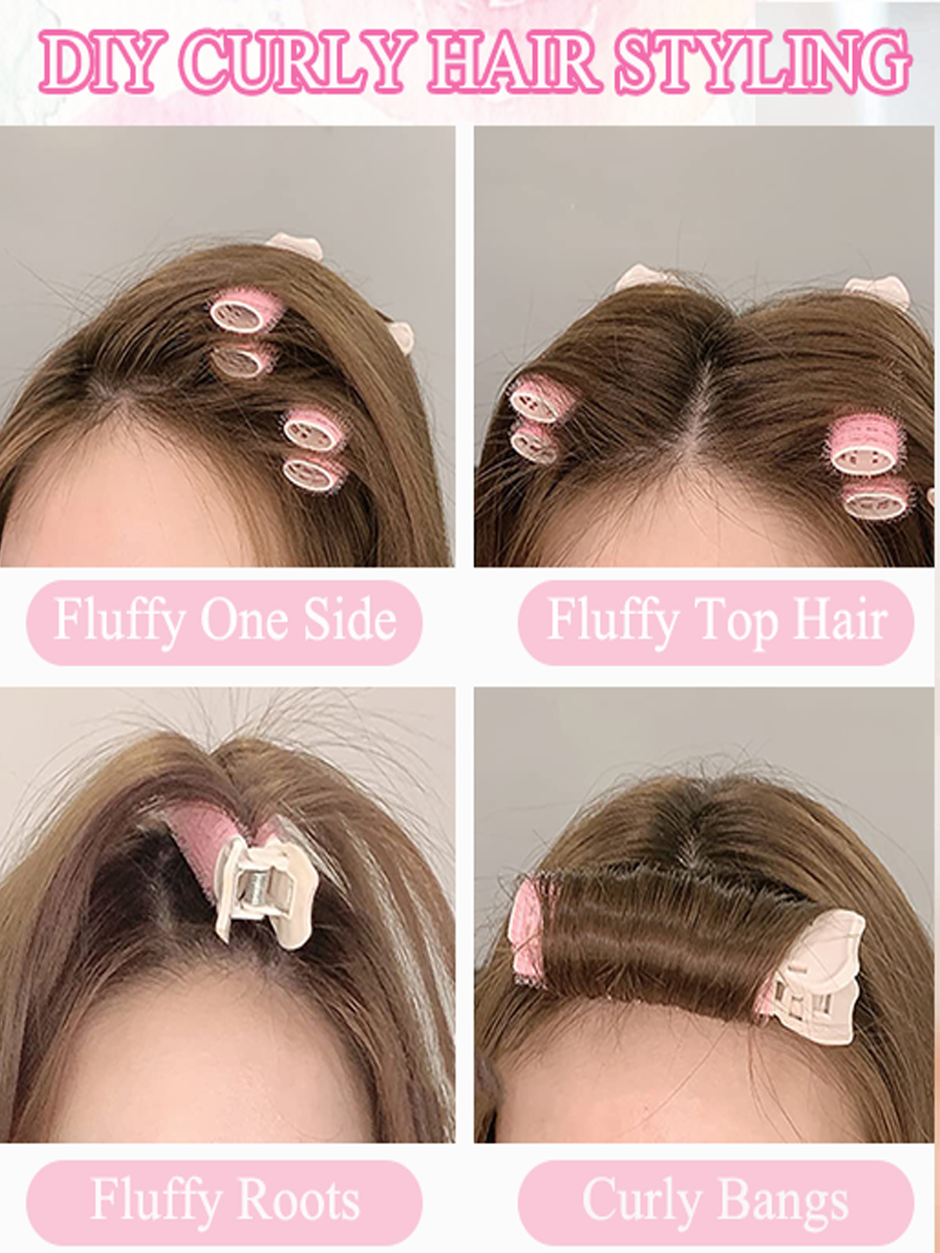 2 Pcs Hair Rollers Volumizing  - Women Accessories Combo review and price