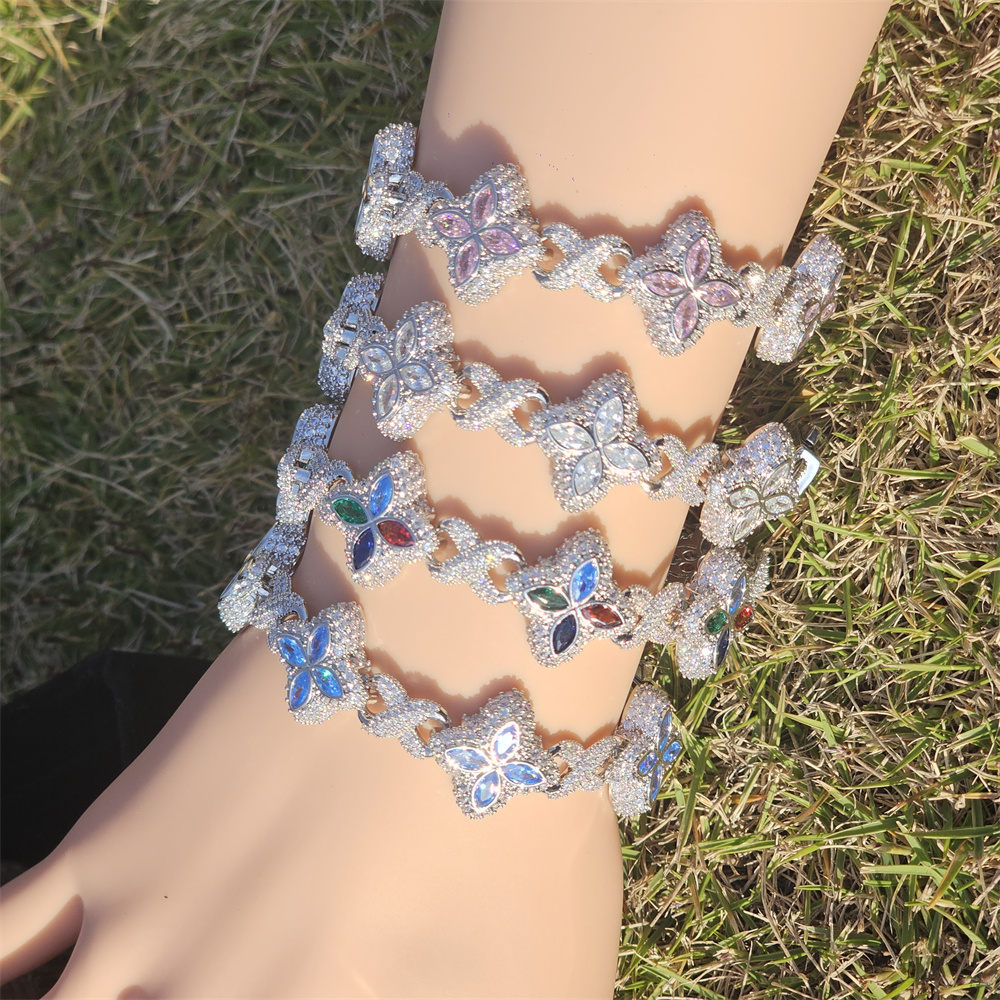 Iced Out Baguettecz Floral Inf - Women Accessories Gift Box review and price