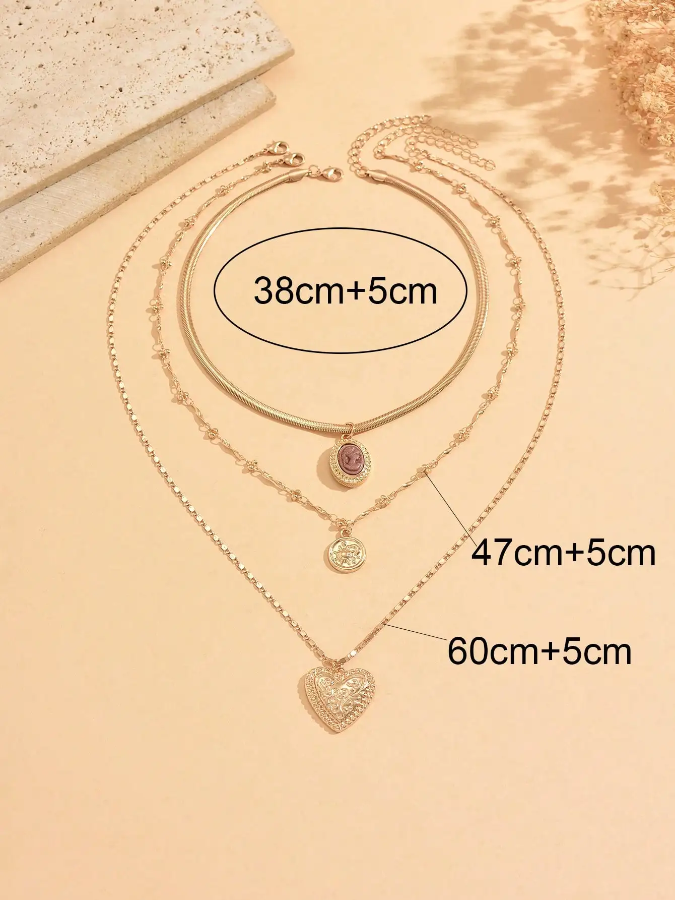 Perfect gift,3pcs/Set Vintage  - Layered Necklace Set review and price