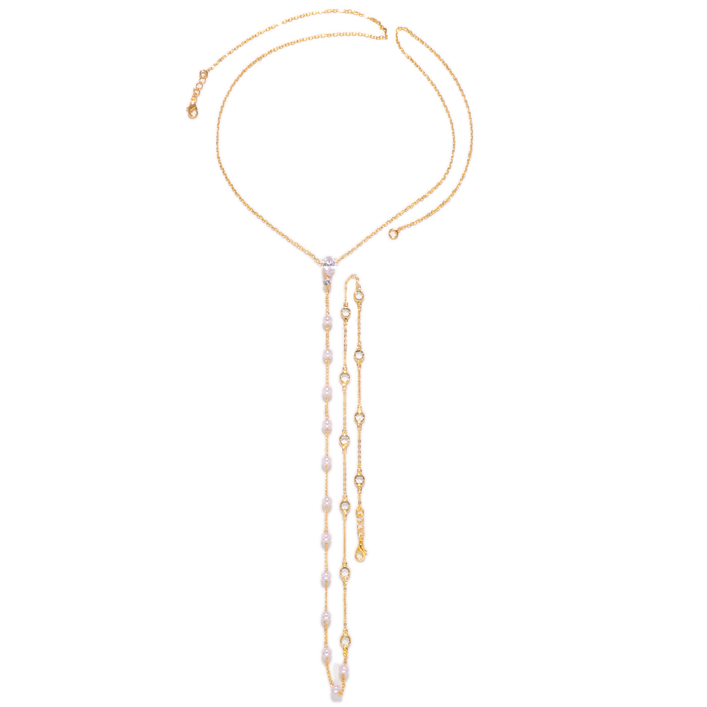 Fashion Bridal Back Chain Jewe - Women Accessories Dropshipping review and price